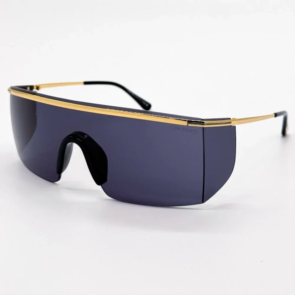 NEW TOM FORD SUNGLASSES PAVLOS-02 TF980 30A GOLD/GRAY UNISEX EYEWEAR FT0980 30A